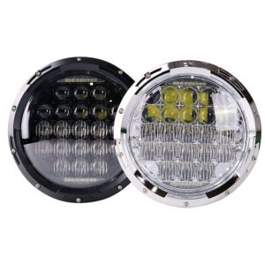 Pro Hummer / pro Royal Enfield LED světlomet s DRL s nízkým paprskem pro kulatý světlomet pro motocykly 7 palců