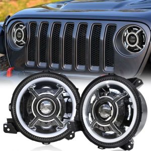 Pro Jeep Wrangler JL 2018 2019 9palcové světlomety Pro Jeep Gladiator 2020 Světlomety
