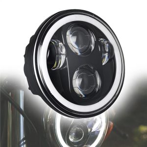 Morsun 40w 5 3/4 ch 2 5 2 000 LED světlomet projektor pro Harley Davidson Motocyklové světlomety Černý Chrom