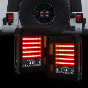 Morsun Auto Reverzní lampa pro 2007-2017 Jeep Wrangler JK Červená žlutá stop světla