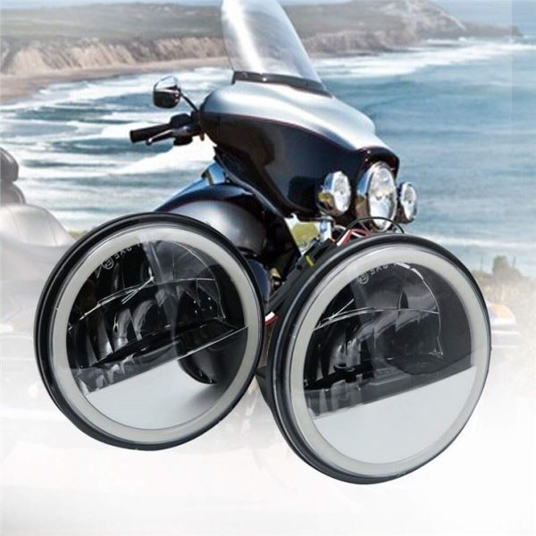 Morsun LED řízení mlhových světel pro Harley-davidson mlhovou lampu s andělskýma očima DRL
