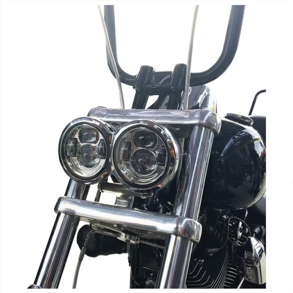 56 palce Světlomet Pro Harley 12v H4 Motocykl světlomet Projektor