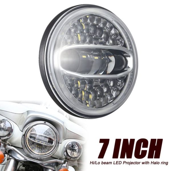 Nový 7palcový LED světlomet pro Harley Davidson 108W LED motocyklový světlomet