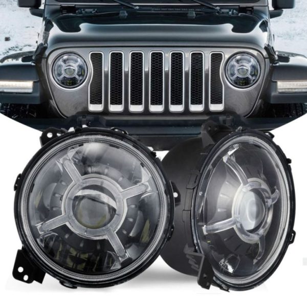Nový 9 palcový LED světlomet pro Jeep Wrangler 2018+ JL DOT E-Mark