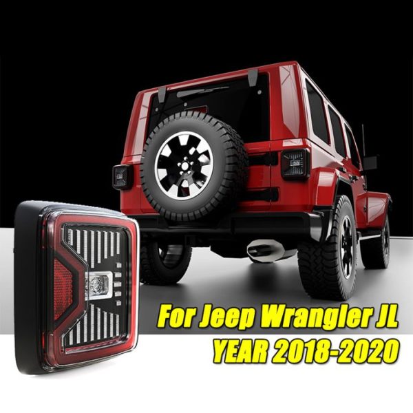 Americká verze 2018 Jeep Wrangler JL Zadní světla zadní brzdové svítilny